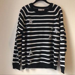 Philosophy NWT Stripes & Stars Cashmere Sweater AG